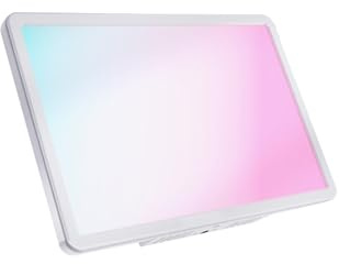 Yctze Panneau Lumineux LED RVB Rectangulaire 2500 K-9900 K 100 W CRI TLCI 95+ LED, Lumière Vidéo Réglable, Contrôle par Application, Lumière de Studio Professionnelle pour Jeux en (Prise UE)