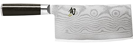 KAI Shun Classic China coltello da cucina 18 cm lunghezza lama - coltello damasco 32 strati VG MAX nucleo - 61 (±1) HRC - manico in legno di pakka - coltello da chef cinese coltello da cucina forgiato