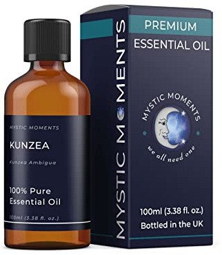 Mystic Moments | Kunzea Essential Oil 100ml (Kunzea ambigua) | 100% Pure Aromatherapy Oil | Fresh Balsamic Woods & Invigorating Scent | Natural Skin & Mood Enhancer
