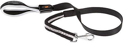 Ferplast ERGOCOMFORT ELASTIC Anti-Shock Elastic Dog Lead - Secure Grip with Soft Padding - Anti-Abrasion - Extra-Resistant Seams - Italian Design - 110 cm x 2.5 cm