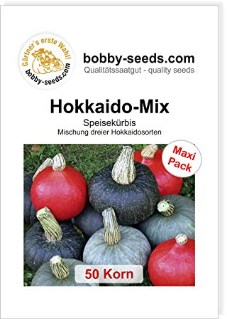 Hokkaido-Mix Kürbissamen von Bobby-Seeds, 50 Korn