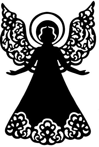 troqueles, ángel 2, 9,5 cm x 14,4 cm, apta para máquinas troqueladoras Comunes | Plantilla para decorar colgantes de regalo, tarjetas de felicitación auflegern | Ángel, Navidad, Advent