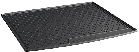 Gledring Coquille coffre-arrière Rubbasol (caoutchouc) compatible avec Audi Q3 Sportback (F3N) 2019- (Sol en haut variable), Noir