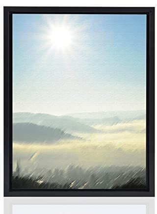 rahmengalerie24 - Cornice a cassetta da 60 x 80 cm, colore nero, adatta per tele su telaio, in pannello di legno di media densità (MDF)