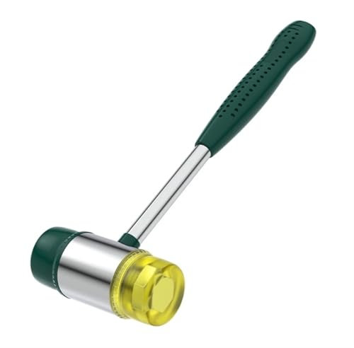 Mazos de goma, pastas for martillos de goma for baldosas de porcelana, pegamento suave, martillo de instalación de decoración grande y plano (25 mm)(40mm)