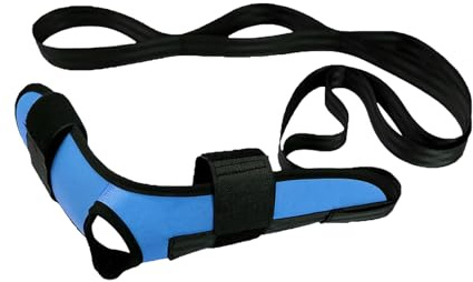 Cinturón elástico de yoga | Bandas de tobillo con lazos | Fascia Better | Banda elástica de la pierna para entrenamiento en casa, ejercicio, pilates, gimnasia, mujeres y hombres