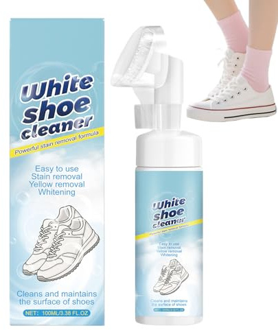 YNPQTDS Nettoyant pour Chaussures de Tennis Blanches - Mousse de Nettoyage Profond,Mousse Nettoyante Douce pour Chaussures en Cuir Bottes Sports Course Extérieur Voyage Salle De Sport