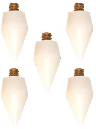 NUOBESTY Embouts de Cire de Rechange pour Stylo de Peinture Diamant, 5 Pièces Blanches, Pointe en Cire pour Stylos à Dessin Diamant, Recharge pour Nail Art, Précision et Adhérence Optimale