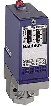 Schneider Electric XMLA160D2S11 XMLA Détecteur de Pression Électromécanique, 160 Bar, 113 mm Hauteur, 35 mm Largeur, 75 mm Profondeur, 0.1-3 A, 300-500V