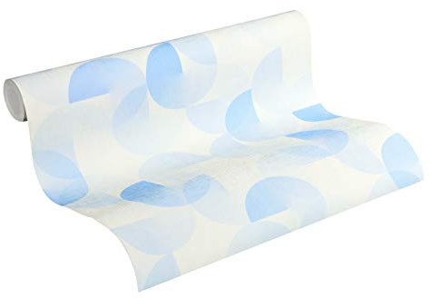 Esprit Vliestapete Morning Blush Tapete geometrisch grafisch 10,05 m x 0,53 m blau Made in Germany 365242 36524-2