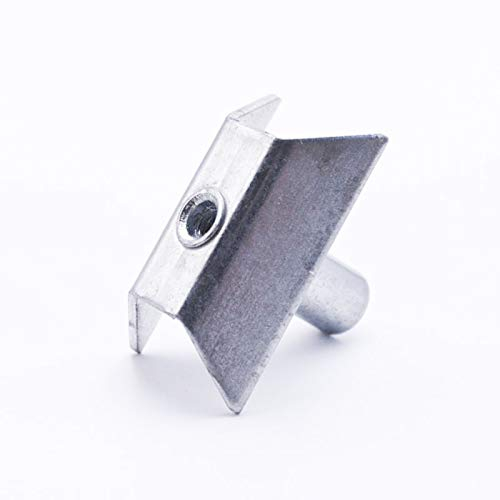 Zähler Plattform Répartiteur de chauffage - Accessoires de montage pour radiateurs tubulaires - Écrou coulissant - Tube M4 et vis cylindrique M4 SW 23/35