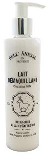 Bell Ânesse Provence Lait Démaquillant au Lait d’Ânesse Bio – Nettoyant Doux & Hydratant – Peaux Sensibles, normales, mixtes et très sèches – Lot de 1