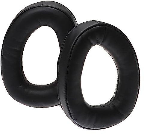 vhbw Ohrpolster kompatibel mit Sennheiser GSP 350, GSP 301, GSP 303, GSP 302 Kopfhörer Headset, Kunststoff Schwarz
