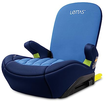 LETTAS I-SIZE Kindersitz ISOFIX Gruppe 3 (125-150 cm, 22-36 kg) Autositzerhöhung von 6 bis 12 Jahren
