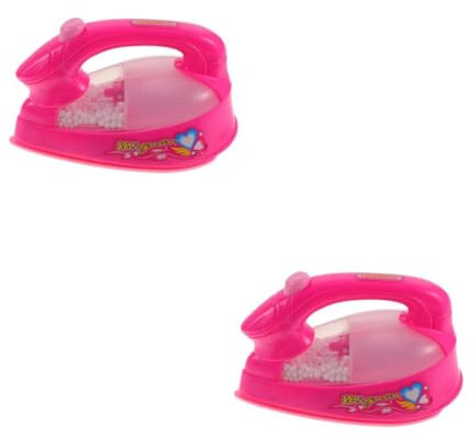 Toyvian 2 Pezzi Mini Giocattoli Di Simulazione A Ioni Giocattoli Per Bambini Gioco Di Finzione Ferro Da Stiro Elettrico Ferro Da Stiro Elettrico Per Ragazze Casa Da Gioco Per Bambini