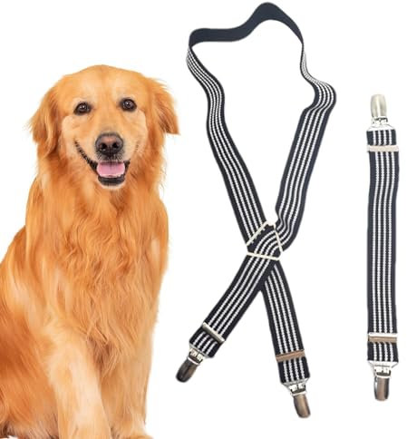 Mixnexorad Hundewindel-Hosenträger für Damen,Hundewindel-Hosenträger für Herren | Verstellbarer Windelgürtel, 2 Stück - Windelhalter, Bauchband, Hundewindelgurt für Haustierwindelshorts