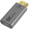 HTGuoji 8K USB C auf HDMI 2.1 Adapter, USB-C Buchse auf HDMI Stecker, Konverter, 8K @ 60Hz, 4K @ 120Hz, 2K @ 240Hz, HDR, Typ C Thunderbolt 3/4 kompatibel für Tablet & Handy & Laptop, 1 Stück