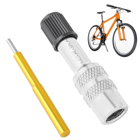 Cykelventiladapter bärbar ventilförlängning | luftadapter för framhjulsgaffel, kompatibel med racercykel, mountainbike, cykelpump