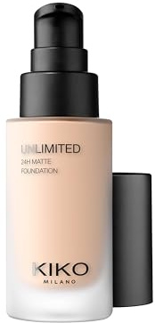 KIKO Milano Unlimited 24H Matte Foundation 1.5 WR, Matte Flüssig-Foundation Mit Langem Halt Bis Zu 24 Stunden