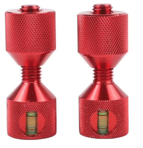 Chroavel 2 pezzi perni di allineamento flangia 1-1/8 pollici con livella a bolla integrata in alluminio per 1/2 a 14 pollici 150LB flangia tubazione strumento di montaggio