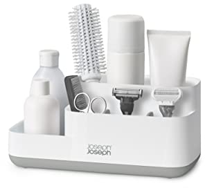Joseph Joseph EasyStore - Bathroom Storage Caddy Organiser for bathroom accessories - Grey/White