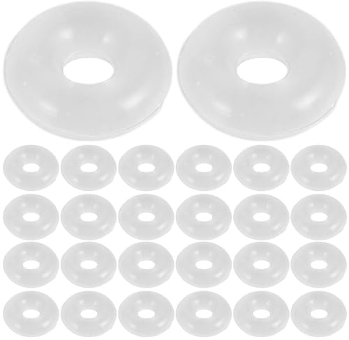 SUPVOX 80Pcs Tapones De Goma De Silicona Transparentes Para Pulseras De Cadena De Serpiente Anillos Antideslizantes De 2Mm Compatible Con Pandora Y Charm Spacer