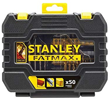 Stanley STA88542-XJ Juego de 50 piezas para taladrar y atornillar, Lemon Tree