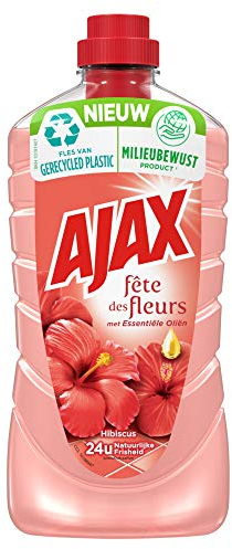 Ajax detergente multiuso – Fete de Fleur Hibiscus – Confezione da 4 (4 x 1 litri)