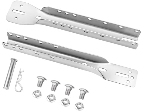 Magisale Garage Door Parts Bracket Adjustable Reinforcement Bracket, Carbon Steel Zinc Plated