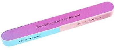Lima per Unghie e Tampone,1Pcs Lima per Unghie a 7 Lati e Tamponi per Donne Ragazze, Kit di Strumenti per Manicure Buffer per Unghie Block Buffer per Lucidatura per Unghie