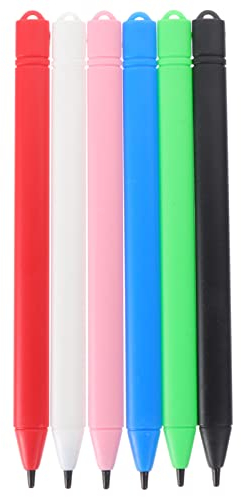 6 STK LCD-Pinsel Stylus-schlüsselband Spielzeug Für Babys Eingabestifte Für Berührungsbildschirme Kids Tablet LCD-schreibtablett Malstift Spielzeuge Kind Ersetzen Tablette Plastik