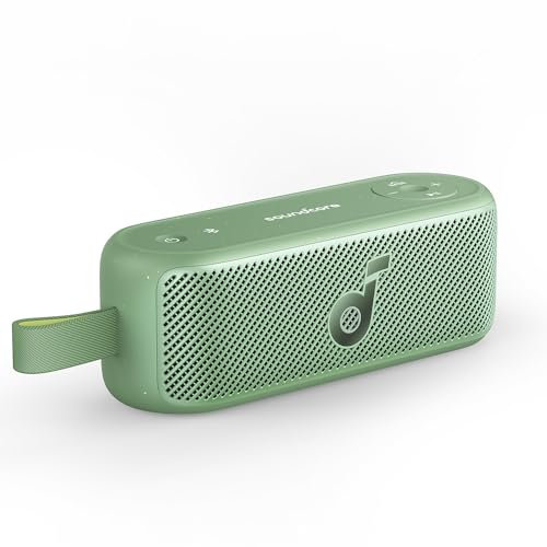 soundcore Motion 100 Altoparlante Bluetooth, altoparlante con Wireless Hi-Res, 2 driver a gamma completa per stereo, EQ personalizzabile, bassi potenti e IPX7 (verde) (ricondizionato)