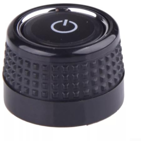 SPORTARC Pulsante Rotativo Nero per Autoradio Golf 6 e Skoda (1 Pezzo Sinistro, Compatibile 6C0919603, 1 Via, Montaggio a Scatto, 1 Pezzo)