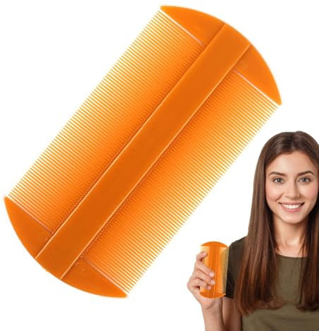 Combusti per pidocchi - pettine per la toelettatura dei denti fine | Pice Pice pettine a doppia facciate pettine per capelli lunghi e corti