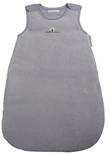 Eveil et Nature - Saco de dormir de invierno para bebés (70 cm), color azul agua