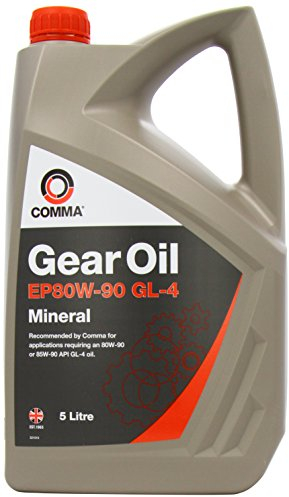 Comma GO45L EP80W90 GL4 Gear Oil, 5 Liter, Grey