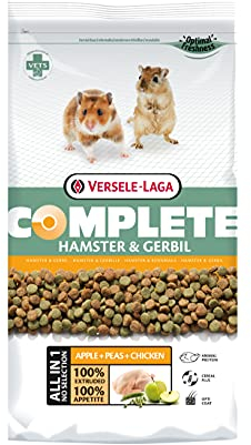 VERSELE-LAGA - Complete Hamster & Gerbil - Eiweißreiches extrudiertes Alleinfutter - 2kg