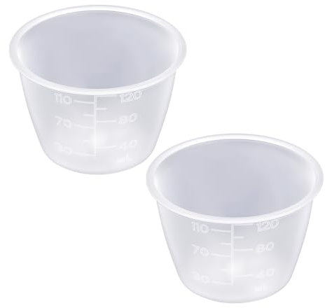 2 PCS Laundry Detergent Cup Laundry Measuring Cup for Liquid Detergent Washable Laundry Measuring Cup Reusable Plastic Liquid Measuring Cups for Home