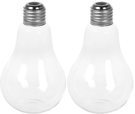 GOOHOCHY 2pcs Retro Design Glass Vases Plant Watering Globes for Home Decor for Flower Pots