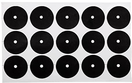 Tdoutop 15 Pezzi Biliardo Adesivo Punto Segnapalla Marker Stoffa Autoadesiva Protezione Tavolo Durata Adatta Giocatori Casa Sala da Gioco