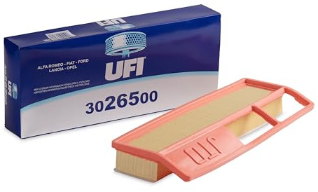 UFI Filters, Filtro Aria 30.265.00, Filtro Aria per Ricambio, Adatto a Auto, Applicabile su Diversi Modelli Alfa Romeo, Fiat, Ford, Lancia e Opel