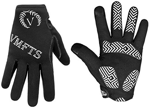 VMFTS Cycling Gloves Full Finger Motorcycle Gloves Outdoor Winter Work Gloves Touch Screen Men Womans for Driving Camping Hiking Riding Biking Running Hunting Fishing Shooting,Black Large