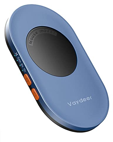 VAYDEER Ultra Slim Mouse Mover with Adjustable Interval Timer, Undetectable & Noiseless Jiggler Simulates Realistic Movement, Driver-Free Shaker for Keeping the PC Active and Secure.