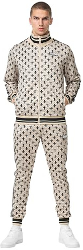 Lonsdale Athboy Trainingsanzug, sand/black, XL