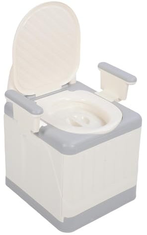 FILFEEL Bedside Commodes, Portable Toilet Bedside Commode Chair with Handles Adult Potty Chair for Seniors Disabilities Elderly Pregnant Women