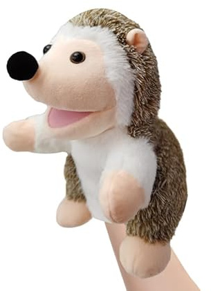LOMTRATS 2024 Marionette a Mano con Animali per Bambini,Il Bambino Include Lupo Leone ecc.Bocche Aperte Mobili,Perfette per Raccontare storie,Insegnare,Scuola Materna,Regali di Compleanno