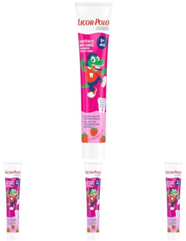 Licor del Polo Ldp Junior +6 Años Fresa75Ml Es (Paquete de 4)