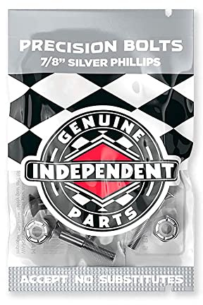 Independent Hardware 7/8 Silver Phillips Head