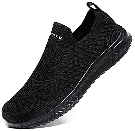 YisiNP Baskets en Maille pour Homme et Femme - Chaussures de Sport à Enfiler - sans Lacets - Chaussures de Fitness