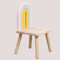 SKLUM Kinderstuhl aus Holz Mini Rainbow Kids Braun Natur